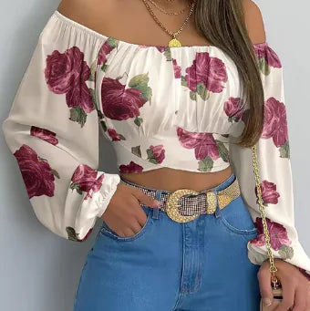 Women Sexy Cropped Tops - TIMESQURE