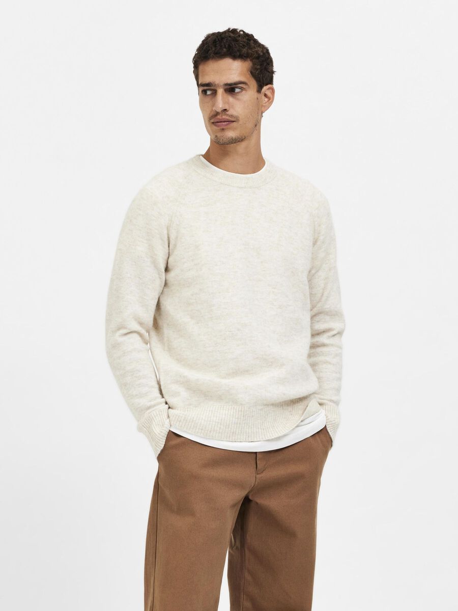 LONG-SLEEVED KNITTED JUMPER - TIMESQURE