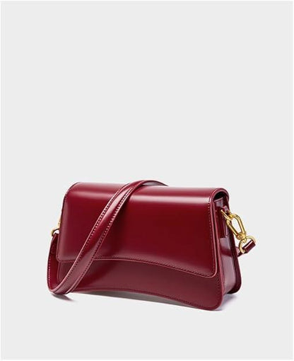 Versatile Genuine Leather Shoulder & Crossbody Bag - TIMESQURE