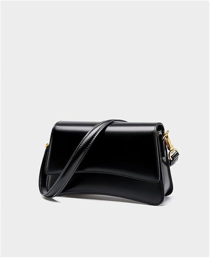 Versatile Genuine Leather Shoulder & Crossbody Bag - TIMESQURE