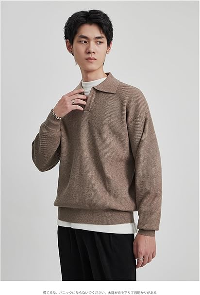 Winter V-Neck Pullover Retro Sweater - TIMESQURE