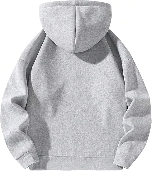 Verdusa Men's Quarter Zip Pullover Hoodies - TIMESQURE