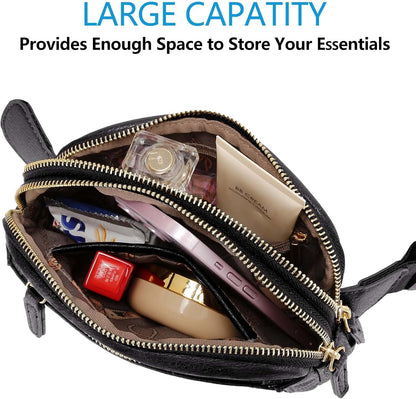 High Capacity Zipper Closure Messenger Bag