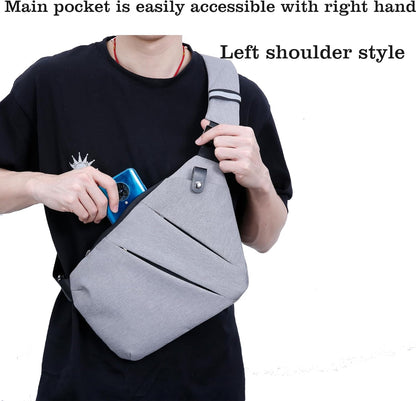 Men Right And Left Shoulder Crossbody Bag