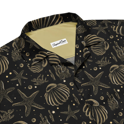 Golden Shore Button Down Hawaiian Shirt - Coastal Summer 2024 Collection - TIMESQURE