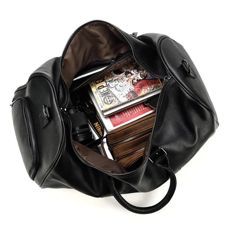 Leather Business Travel Bag - TIMESQURE