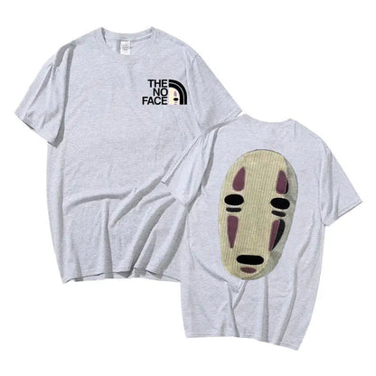 No Face Man Graphic Oversized T Shirts - TIMESQURE