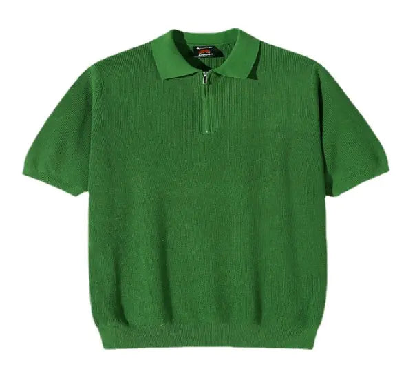 Half Zip Polo Shirt - TIMESQURE