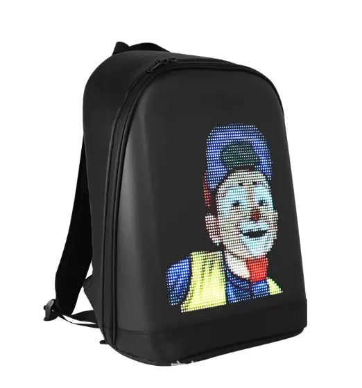 Smart Advertising Business Backpack with Waterproof LED Display | Stylish & Functional