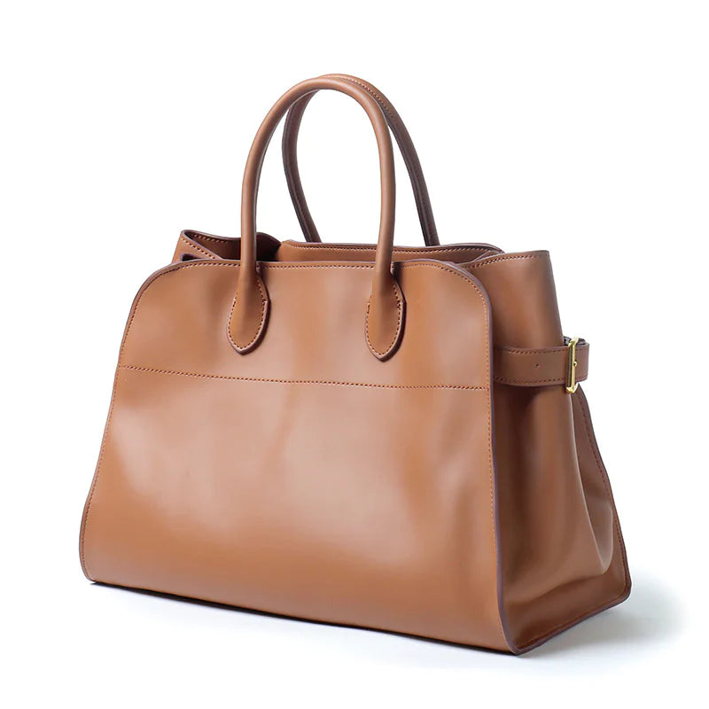 "Urban Simplicity Genuine Leather Bag - Stylish & Durable" - TIMESQURE