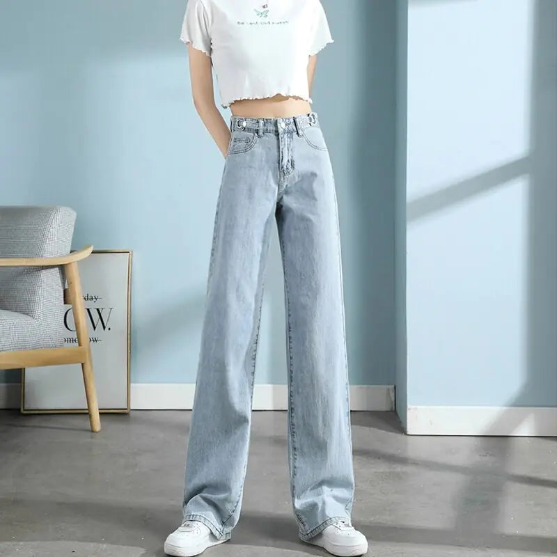 High Waisted Jeans For Woman - TIMESQURE