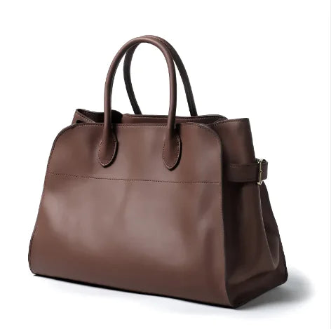 "Urban Simplicity Genuine Leather Bag - Stylish & Durable" - TIMESQURE