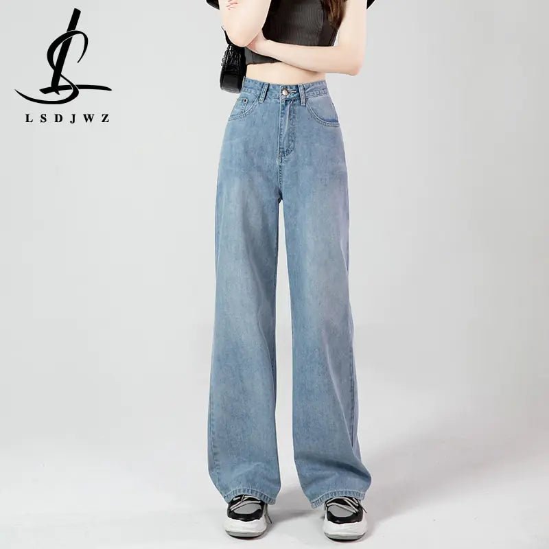 High Waisted Jeans For Woman - TIMESQURE