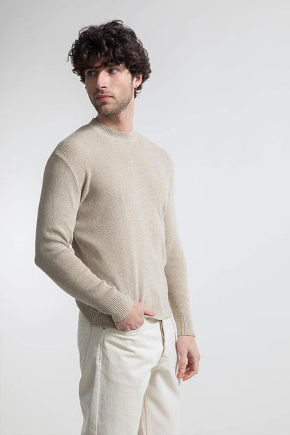 LONG-SLEEVED KNITTED JUMPER - TIMESQURE