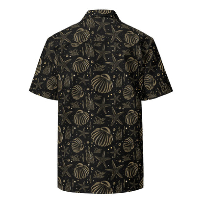 Golden Shore Button Down Hawaiian Shirt - Coastal Summer 2024 Collection - TIMESQURE