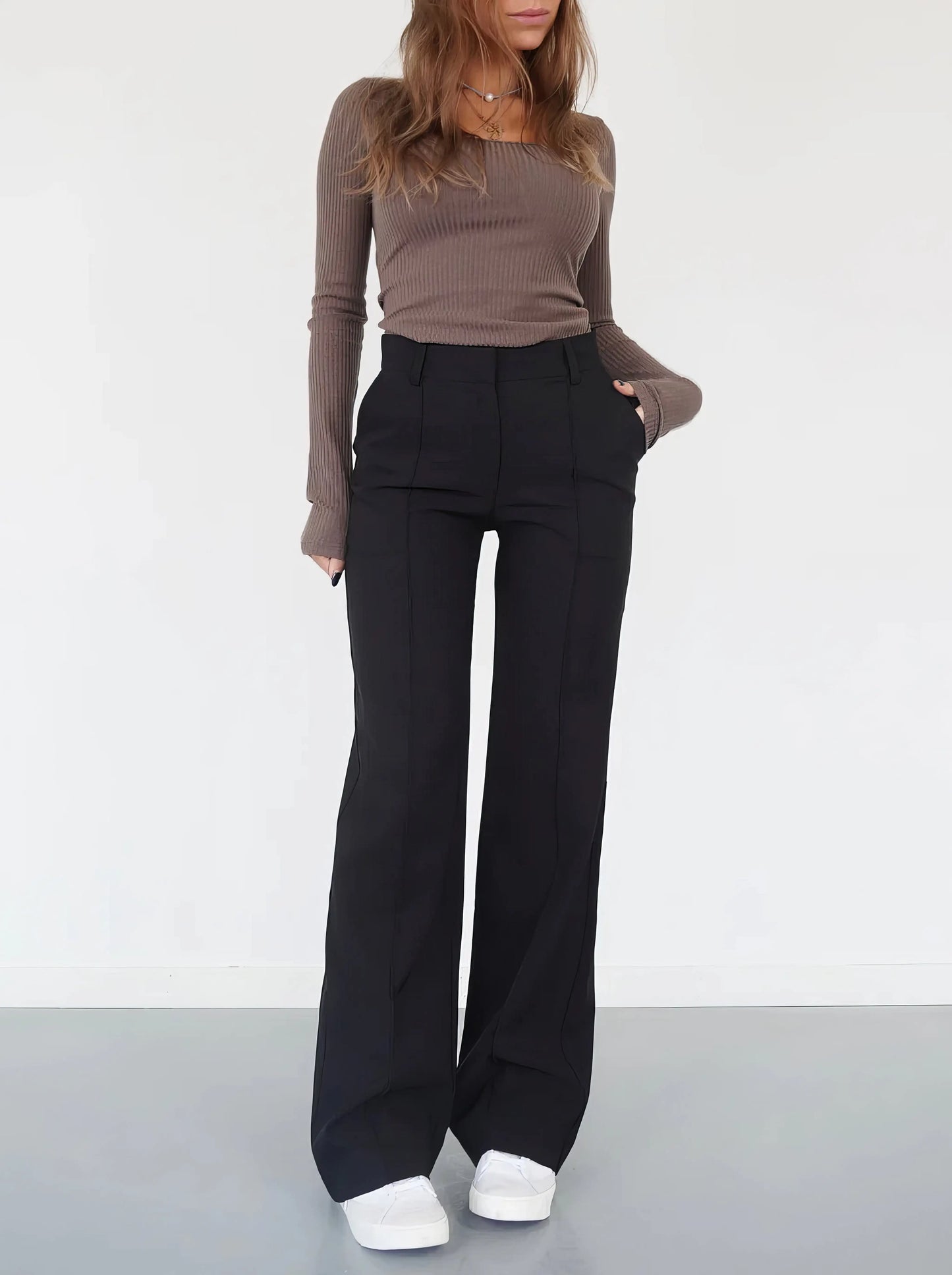 Wide Leg Pants - TIMESQURE