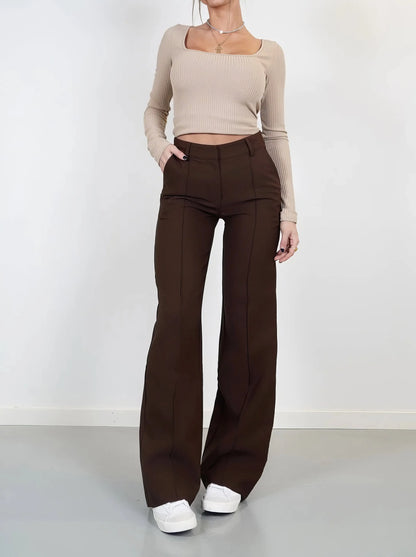 Wide Leg Pants - TIMESQURE