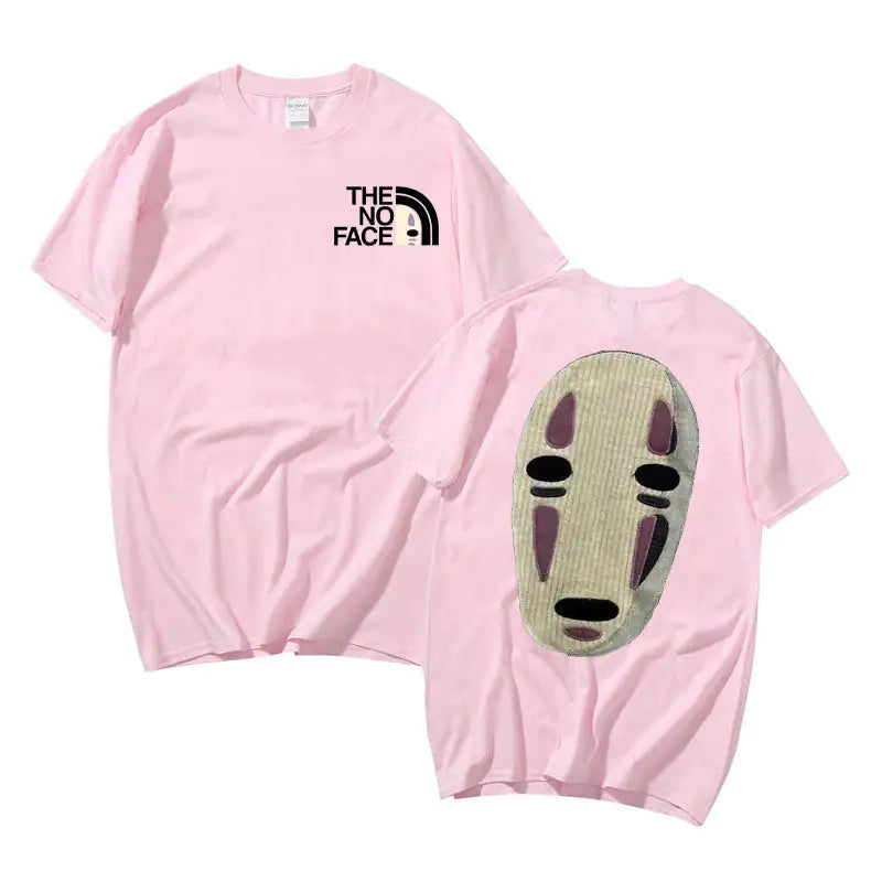 No Face Man Graphic Oversized T Shirts - TIMESQURE