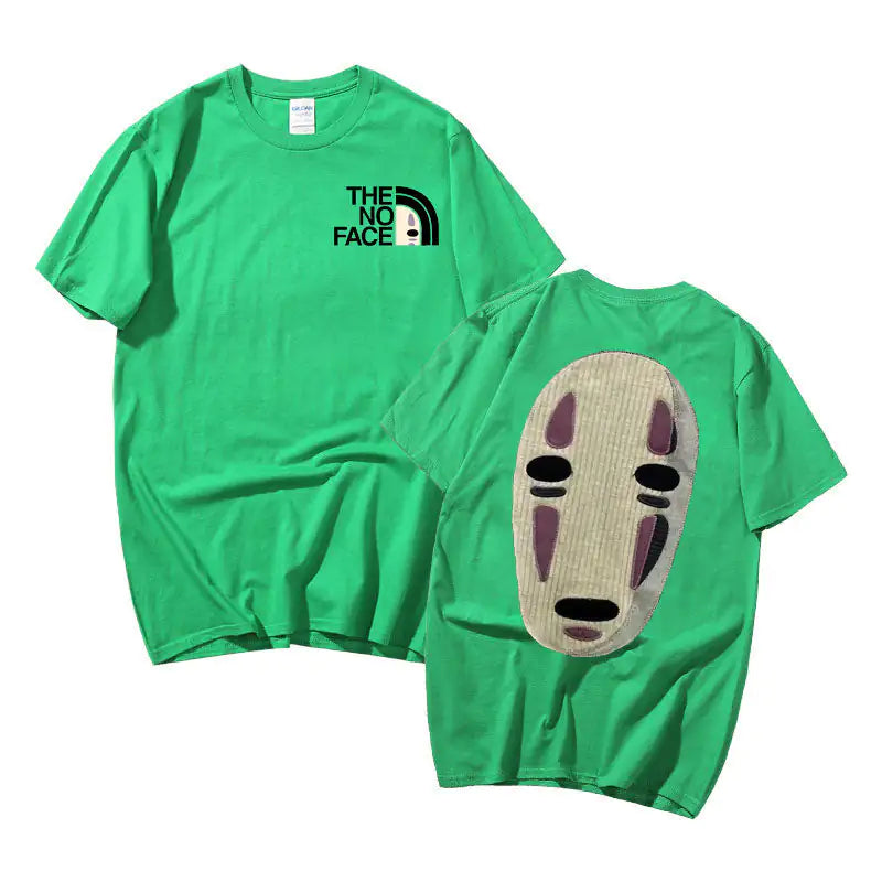 No Face Man Graphic Oversized T Shirts - TIMESQURE