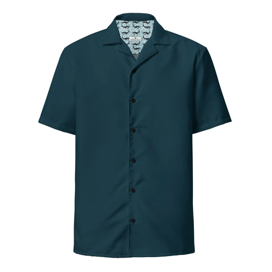 Dark Seas Blue button shirt - TIMESQURE