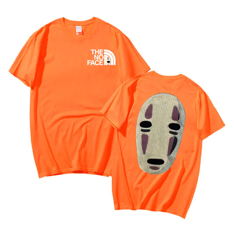 No Face Man Graphic Oversized T Shirts - TIMESQURE