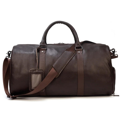 Leather Business Travel Bag - TIMESQURE