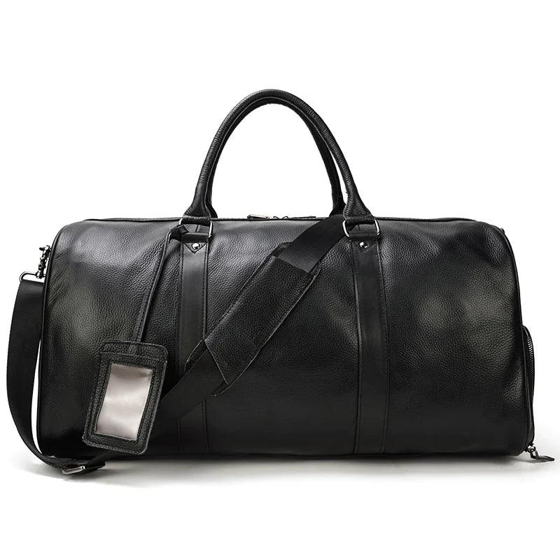 Leather Business Travel Bag - TIMESQURE